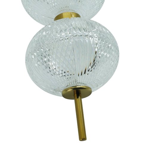 Lampa wiszące kule LED 39cm Amelia 30W - złota