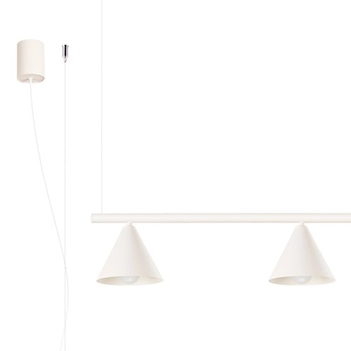 Lampa wisząca Nox 4-punktowa 4xE14 beżowa