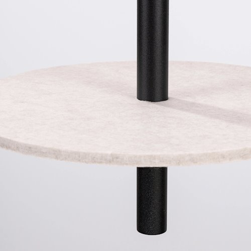 Lampa wisząca filcowa Feltro 1xG9 czarno-beżowa