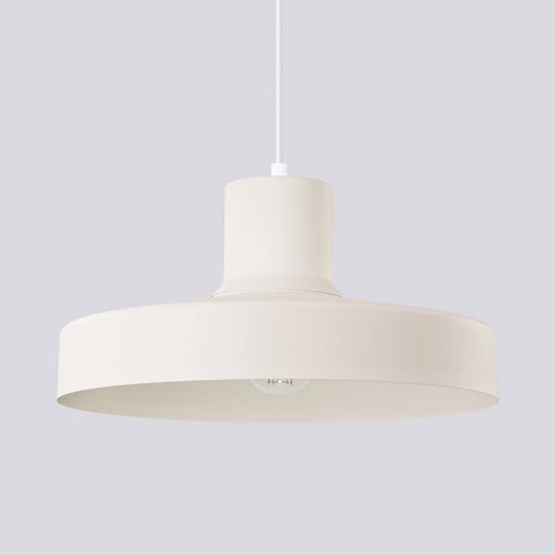 Lampa wisząca klasyczna Bilo 1xE27 beżowa