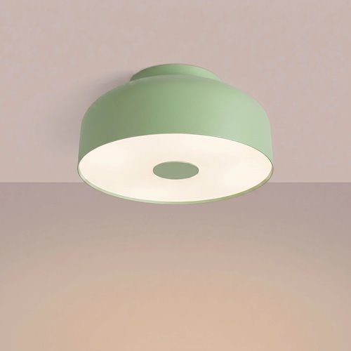 Lampa sufitowa okrągła Omiq 4xE27 szałwiowa