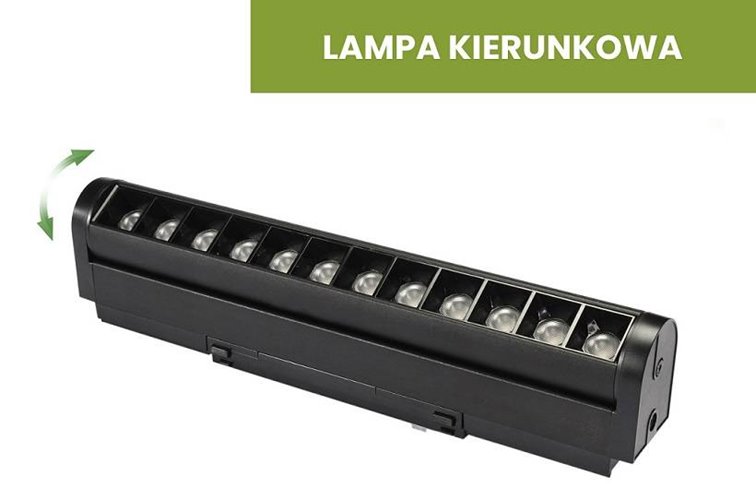 Lampa magnetyczna 24cm regulowana Slim Light 12W 4000K