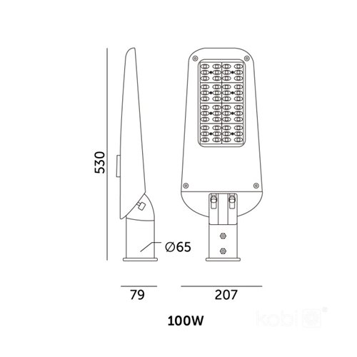 Lampa uliczna LED Ultimate 5Y 100W 17000lm 4000K