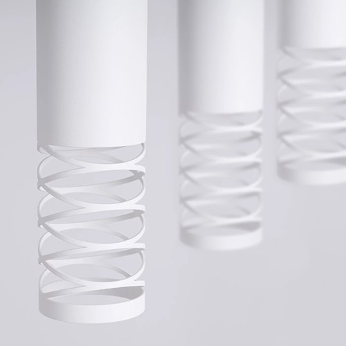 Lampa wisząca potrójna Lami 3L 3xGU10 listwa biała