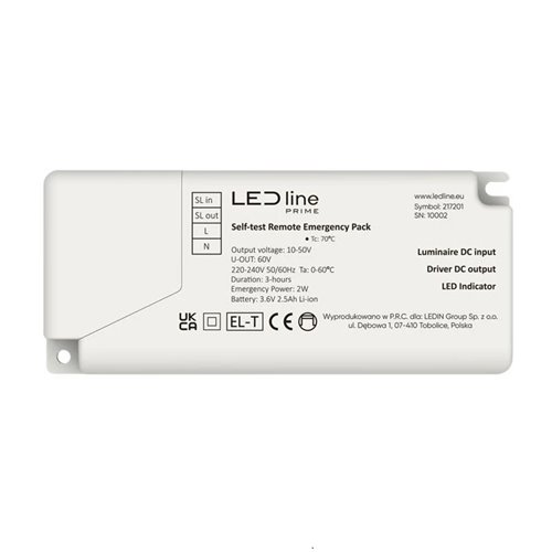 Panel LED 120x30 Prime 34W z modułem awaryjnym UGR19 4000K