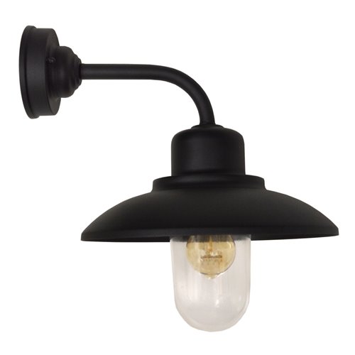 Kinkiet zewnętrzny Retro Bard czarny E27