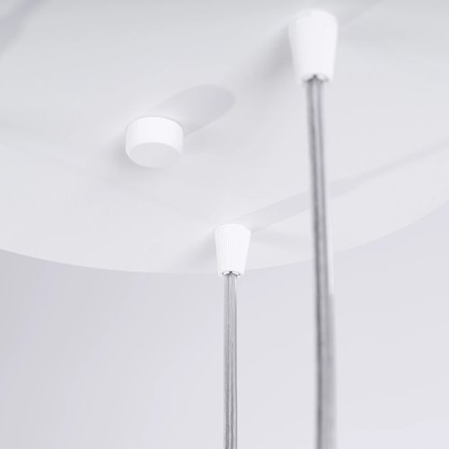 Lampa wisząca potrójna Lami 3P 3xGU10 okrągła biała