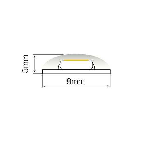 Taśma LED 12V SMD3528 4,8W/m IP65 neutralna 5m