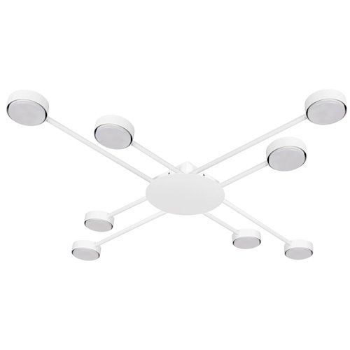 Żyrandol sufitowy Vecto 8xGX53 geometryczny biały