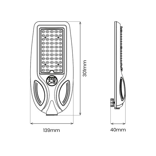 Lampa solarna uliczna LED Venice z czujnikiem 450lm 4000K