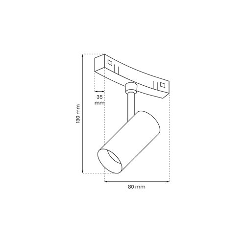 Reflektor magnetyczny 7W 4000K Ring 90cm