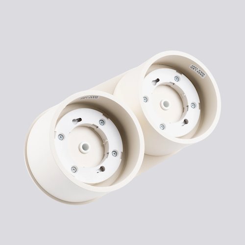 Lampa sufitowa podwójna tuba Modo 2xGx53 beżowa