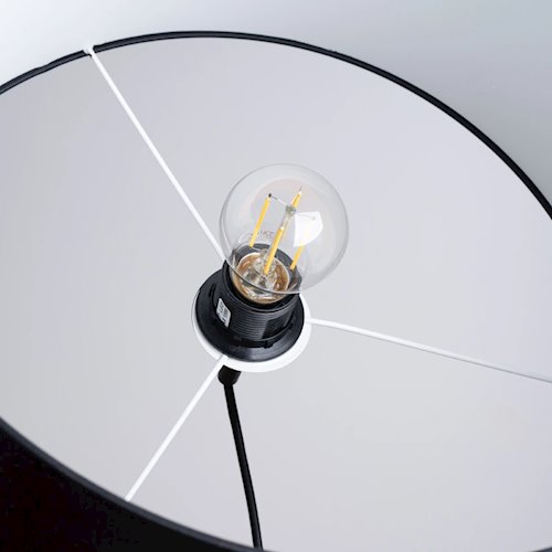 Lampa wisząca minimalistyczna Nova 40cm 1xE27 czarna