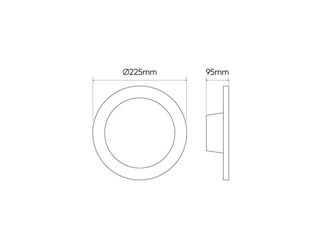 Lampa LED Downlight CALMOS 24W 4000K 2800lm IP44