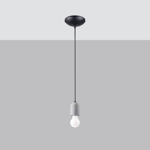 Lampa wisząca NESO 1xE27 z betonową oprawką