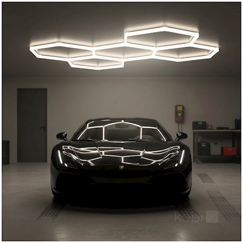 Lampa LED Hexagon Line 216W 21600lm 208x300cm 4000K
