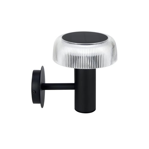 Lampa elewacyjna Solarna Suntis z okrągłym kloszem