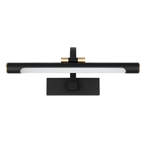 Kinkiet LED nad lustro Vinci 12W 40cm czarny 4000K