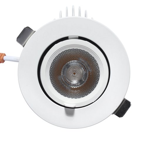 Oprawa LED Downlight regulowana biała 10W 850lm CRI90 3000K