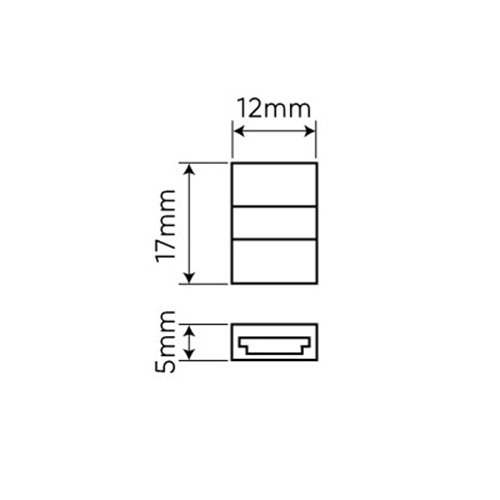 Złączka zaciskowa do taśmy LED COB Mono 10mm