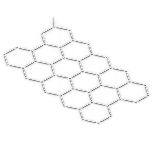 Lampa LED Hexagon 14S CRI90 420x238cm 456W 6500K