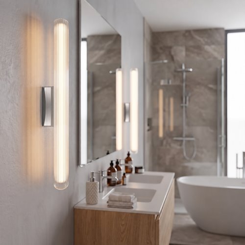 Kinkiet ścienny liniowy LED 11W 3CCT 60cm akryl chrom