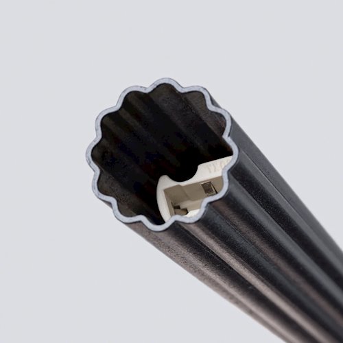 Lampa wisząca cienka tuba Arche 1xG9 czarna
