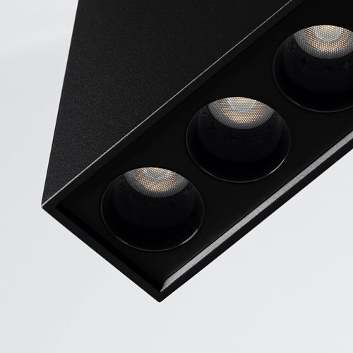 Lampa prostokątna LED SOLE 11W 4000K czarna