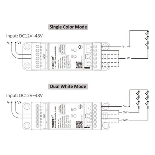 Mi-Light TR2 sterownik LED 2w1 na szynę DIN