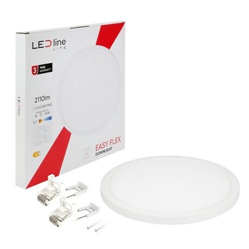 Panel LED okrągły Easy Flex 18-21-24W CCT 2110lm biały