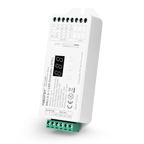 Mi-Light DLX sterownik LED Dali 5w1 DT8 RGB+CCT 12-24V 20A