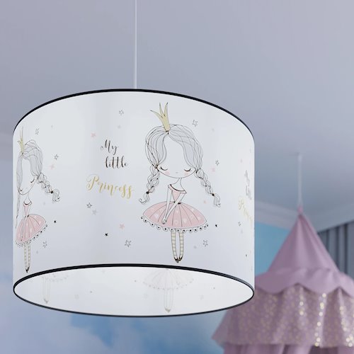 Lampa wisząca dziecięca Princess 30 1xE27 wielokolorowa