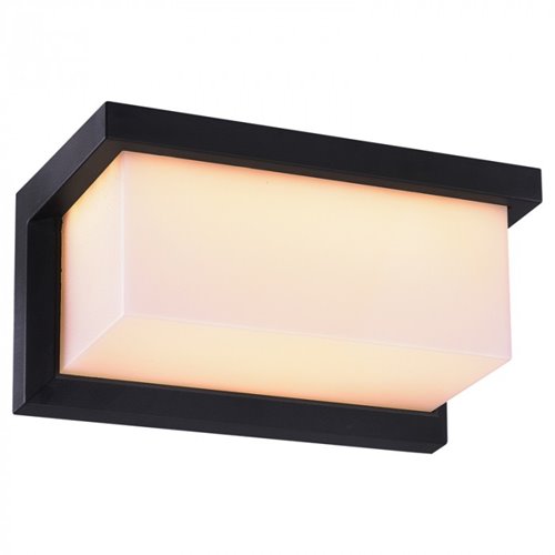 Lampa solarna elewacyjna Magno z czujnikiem czarna