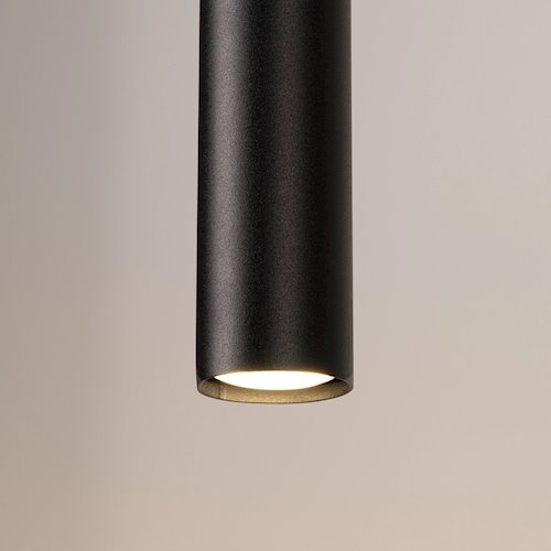 Lampa wisząca podwójna Lagos 2xGU10 okrągła czarna