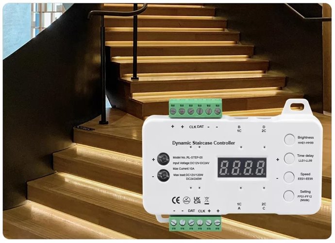Sterownik schodowy LED Mono Smart z czujnikami ruchu