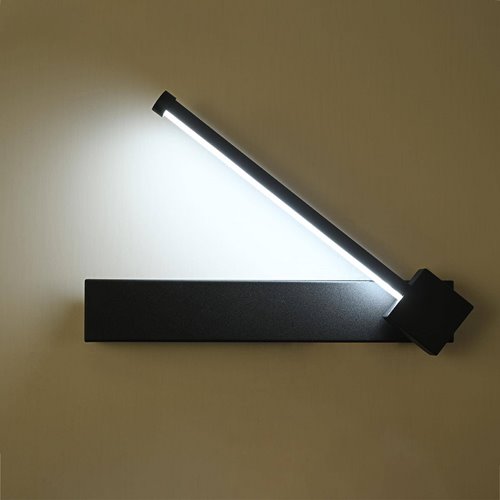 Kinkiet nowoczesny LED Sambro lewy 6W CCT 30cm czarny