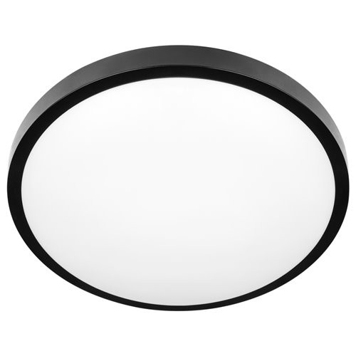Panel LED okrągły czarny Lumo 24W z czujnikiem