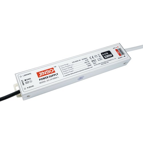 Zasilacz LED 24V IP67 wodoodporny 100W 4,17A 5 lat gw.