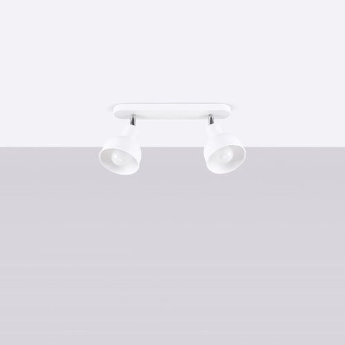 Lampa sufitowa z reflektorami Elba 2xE27 biała