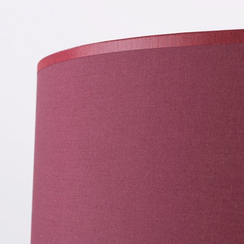 Lampa podłogowa z abażurem Nevia 1xE27 burgundowa