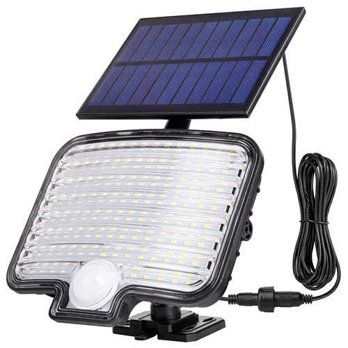 Naświetlacz LED solarny IP44 650lm 6500K z czujnikiem PIR