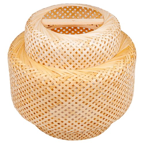 Lampa wisząca Boho 1xE27 dekoracyjna bambus 40cm