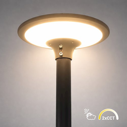 Lampa parkowa LED solarna Patio 20W 2100lm 3000-4000K