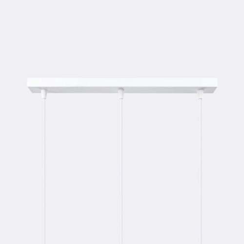 Lampa wisząca potrójna Prysm listwa 3xG9 biała