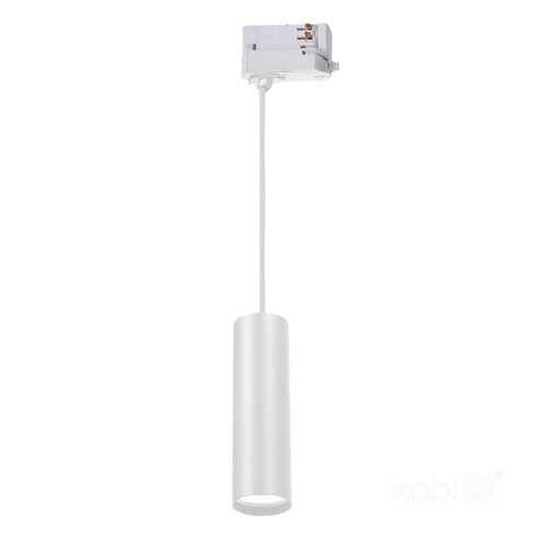 Lampa wisząca do szyn 3-fazowych 30cm biała