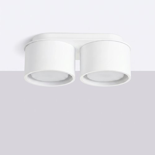 Lampa sufitowa podwójna tuba Modo 2xGx53 biała