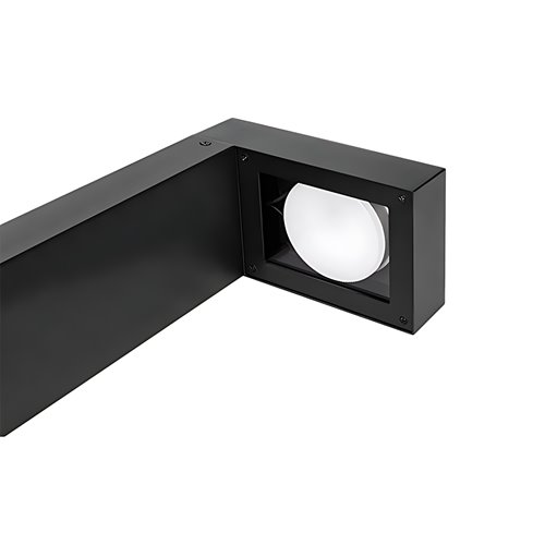 Słupek ogrodowy 80cm Hebin 1xGX53 czarny