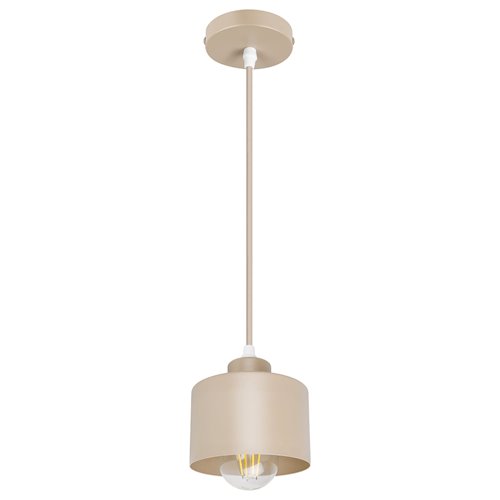 Lampa wisząca Loft 1xE27 Elena beżowa