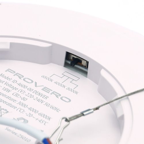 Panel LED okrągły 18W natynkowy - przełącznik CCT