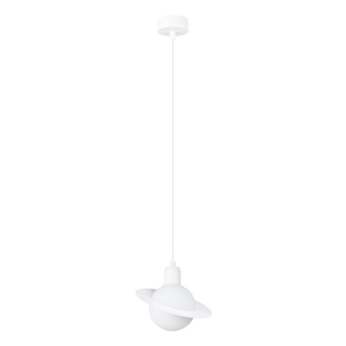 Lampa wisząca nowoczesna kula Hyperion 1xG9 biała